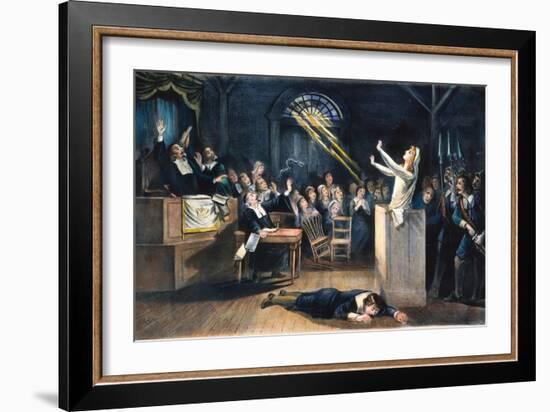 Salem Witch Trial, 1692-null-Framed Giclee Print