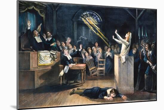 Salem Witch Trial, 1692-null-Mounted Giclee Print