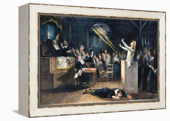 Salem Witch Trial, 1692-null-Framed Premier Image Canvas