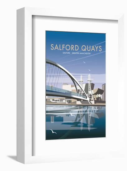 Salford Quays - Dave Thompson Contemporary Travel Print-Dave Thompson-Framed Giclee Print