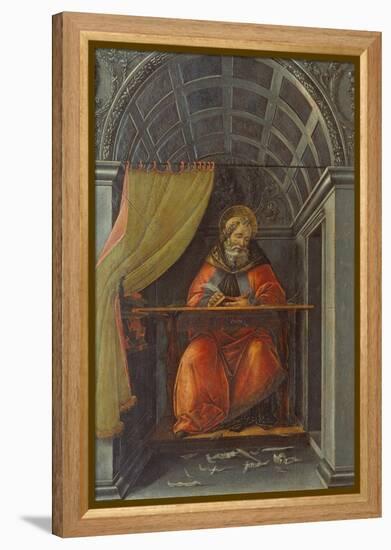 Salint Augustine in His Cell-Sandro Botticelli-Framed Premier Image Canvas