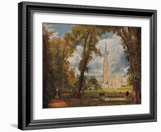 'Salisbury Cathedral', 1823, (c1915)-John Constable-Framed Giclee Print