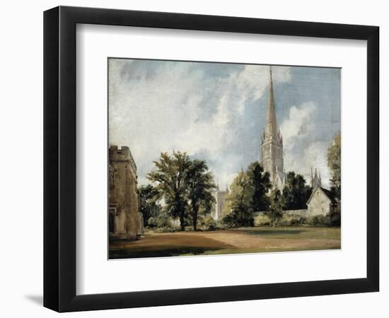 Salisbury Cathedral and the Close, Wiltshire-John Constable-Framed Giclee Print