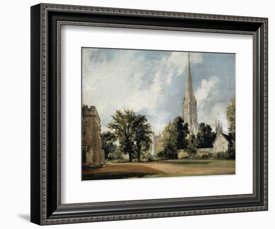 Salisbury Cathedral and the Close, Wiltshire-John Constable-Framed Giclee Print