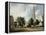 Salisbury Cathedral and the Close, Wiltshire-John Constable-Framed Premier Image Canvas