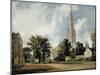 Salisbury Cathedral and the Close, Wiltshire-John Constable-Mounted Giclee Print