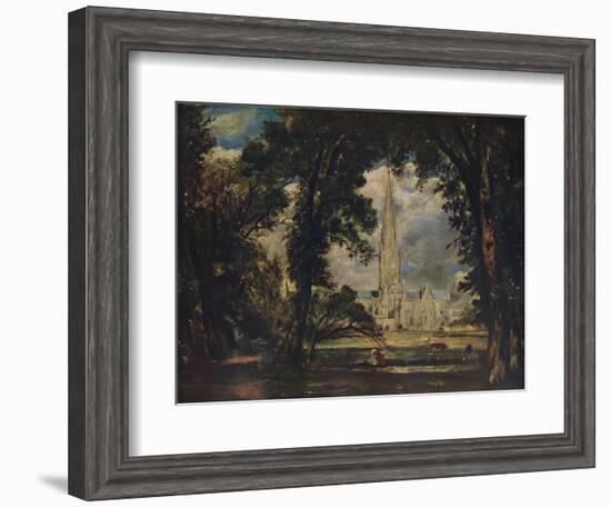 Salisbury Cathedral, c1823-John Constable-Framed Giclee Print