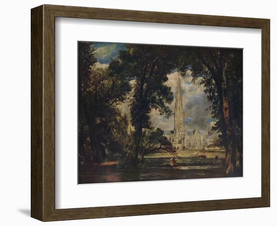 Salisbury Cathedral, c1823-John Constable-Framed Giclee Print