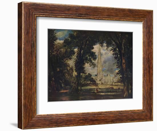 Salisbury Cathedral, c1823-John Constable-Framed Giclee Print