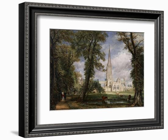 Salisbury Cathedral from the Bishop's Garden, 1826-John Constable-Framed Giclee Print