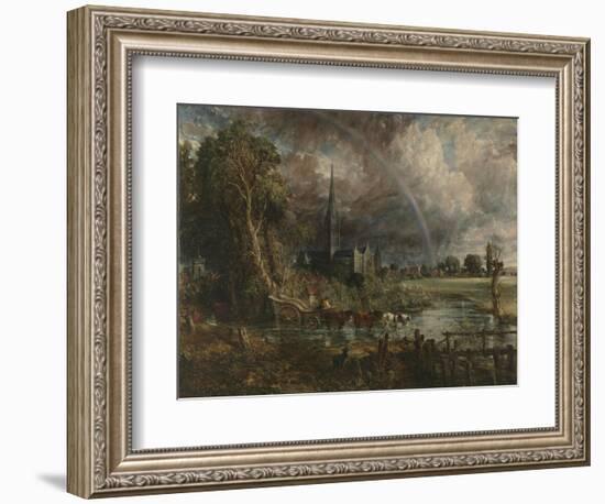 Salisbury Cathedral from the Meadows-John Constable-Framed Giclee Print