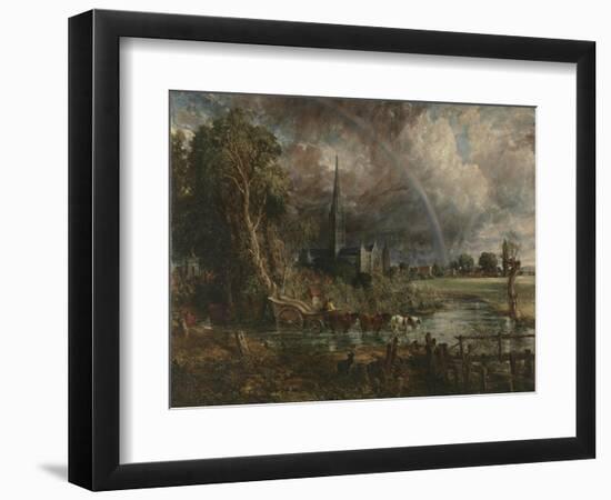 Salisbury Cathedral from the Meadows-John Constable-Framed Giclee Print