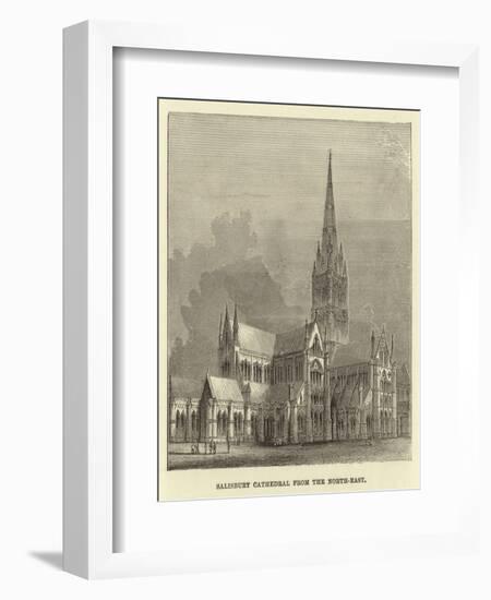 Salisbury Cathedral from the North-East-null-Framed Giclee Print