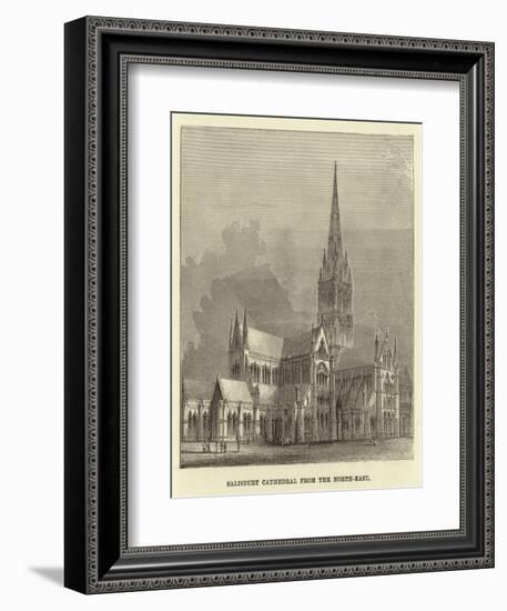 Salisbury Cathedral from the North-East-null-Framed Giclee Print
