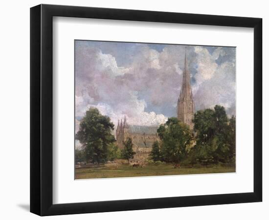 Salisbury Cathedral from the South West-John Constable-Framed Giclee Print