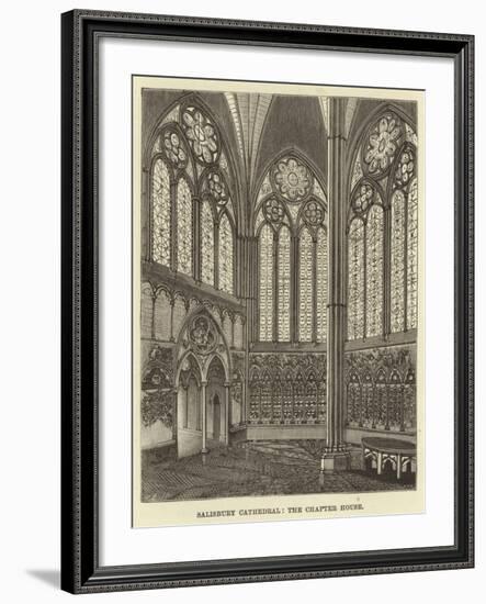 Salisbury Cathedral, the Chapter House-null-Framed Giclee Print