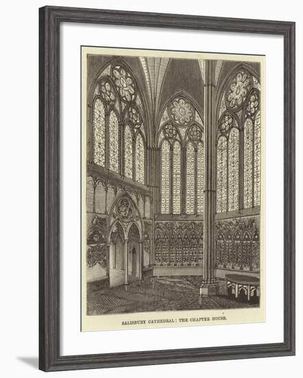 Salisbury Cathedral, the Chapter House-null-Framed Giclee Print