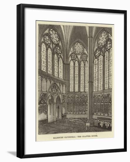 Salisbury Cathedral, the Chapter House-null-Framed Giclee Print