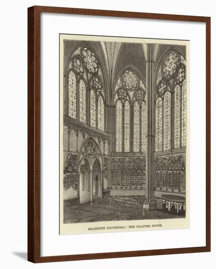 Salisbury Cathedral, the Chapter House-null-Framed Giclee Print
