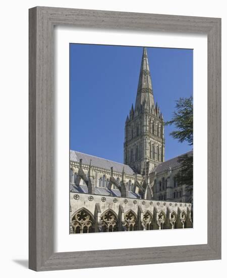 Salisbury Cathedral, Wiltshire, England, United Kingdom, Europe-James Emmerson-Framed Photographic Print