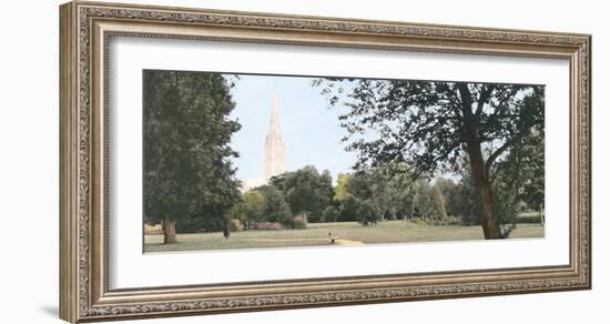 Salisbury Cathedral-Michael Hudson-Framed Art Print