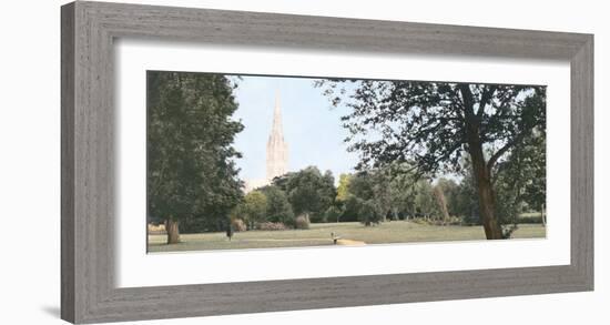 Salisbury Cathedral-Michael Hudson-Framed Art Print