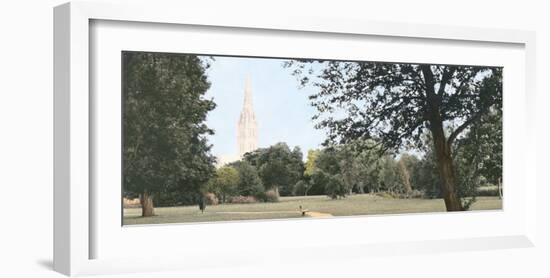 Salisbury Cathedral-Michael Hudson-Framed Art Print