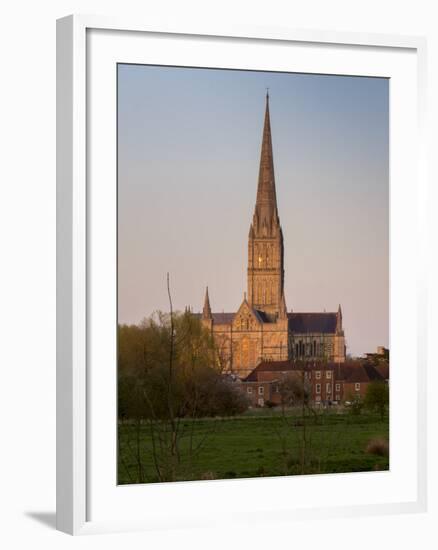 Salisbury Cathedral-Charles Bowman-Framed Photographic Print