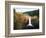 Salish Lodge and English Daisies, Snoqualmie Falls, Washington, USA-Charles Crust-Framed Photographic Print