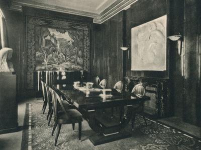 Salle A Manger Dans L Hotel D Un Collectionneur 1925