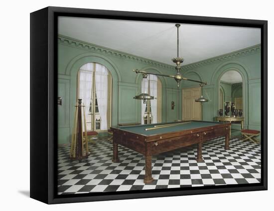 Salle de billard-null-Framed Premier Image Canvas