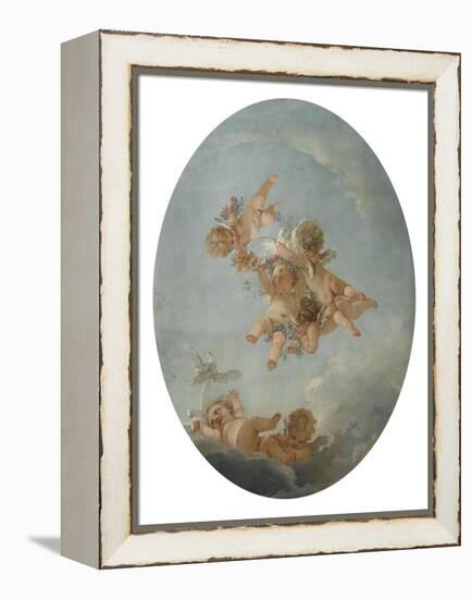 Salle du Conseil : Les Quatre saisons, le Printemps Plafond-Francois Boucher-Framed Premier Image Canvas