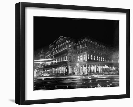 Salle Richelieu, Home of Comedie Francais Since 1799-Frank Scherschel-Framed Photographic Print