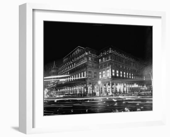 Salle Richelieu, Home of Comedie Francais Since 1799-Frank Scherschel-Framed Photographic Print