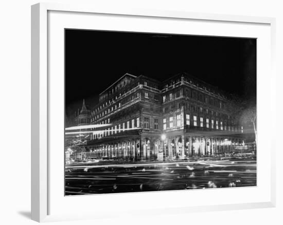 Salle Richelieu, Home of Comedie Francais Since 1799-Frank Scherschel-Framed Photographic Print