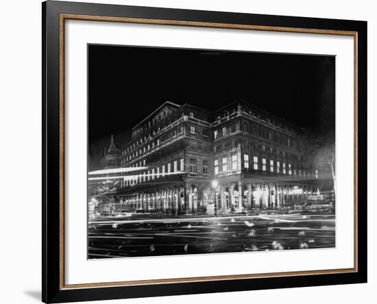 Salle Richelieu, Home of Comedie Francais Since 1799-Frank Scherschel-Framed Photographic Print