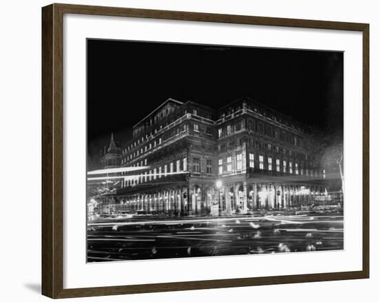 Salle Richelieu, Home of Comedie Francais Since 1799-Frank Scherschel-Framed Photographic Print