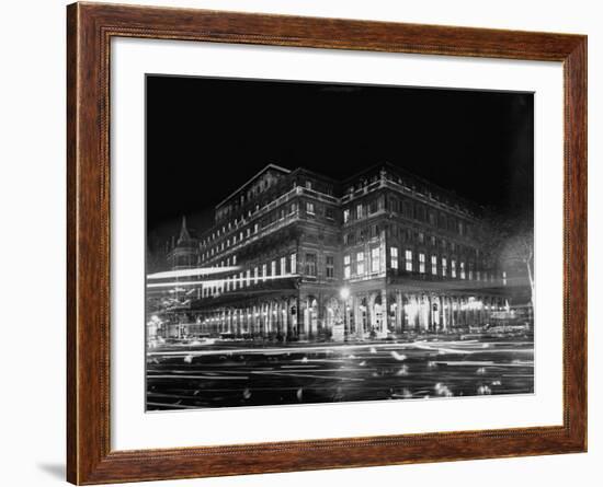 Salle Richelieu, Home of Comedie Francais Since 1799-Frank Scherschel-Framed Photographic Print