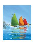 Newport Regatta-Sally Caldwell Fisher-Framed Art Print