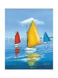 Newport Regatta-Sally Caldwell Fisher-Framed Stretched Canvas