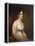 Sally Etting  Jeune Femme a La Mode Romaine Peinture De Thomas Sully (1783-1872) - 1808 - Oil on C-Thomas Sully-Framed Premier Image Canvas