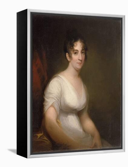 Sally Etting  Jeune Femme a La Mode Romaine Peinture De Thomas Sully (1783-1872) - 1808 - Oil on C-Thomas Sully-Framed Premier Image Canvas