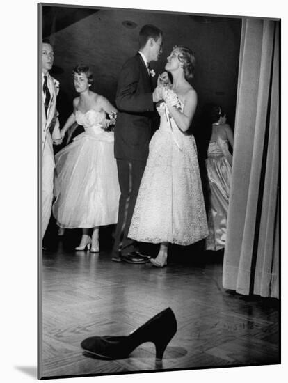 Sally Nyvall and Dick Gaudette Improvise on Dance Floor while Sue Nyvall Gazes at Mike Murphy-Grey Villet-Mounted Photographic Print