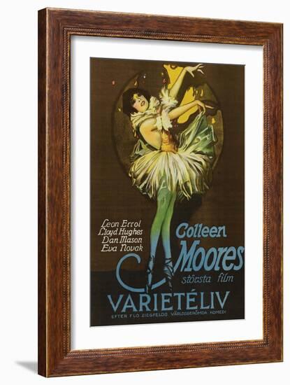 Sally "Varieteliv"-null-Framed Art Print