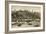 Salmon Cannery on the Columbia River in Oregon, 1880s-null-Framed Giclee Print