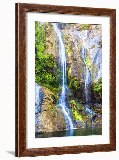 Salmon Creek Falls in the Santa Lucia Mountains of California-Andrew Shoemaker-Framed Photographic Print