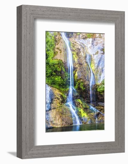 Salmon Creek Falls in the Santa Lucia Mountains of California-Andrew Shoemaker-Framed Photographic Print