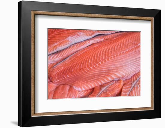 Salmon Fillets for Sale in Fish Market-Jon Hicks-Framed Photographic Print