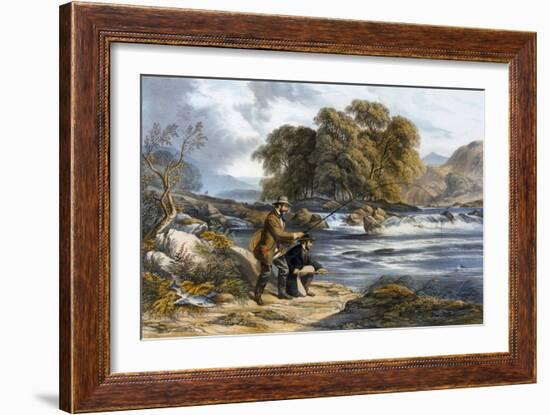 Salmon Fishing-Alexander Rolfe-Framed Giclee Print