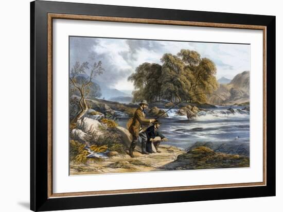 Salmon Fishing-Alexander Rolfe-Framed Giclee Print